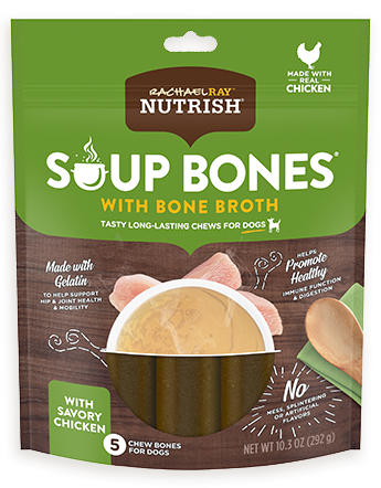 Rachael Ray® Nutrish® Soup Bones™ Dog Chews With Bone Broth Savory Chicken Recipe
 bag