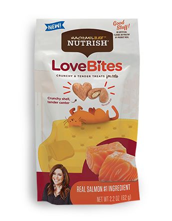 Love Bites Real Salmon Cat Treats
 bag