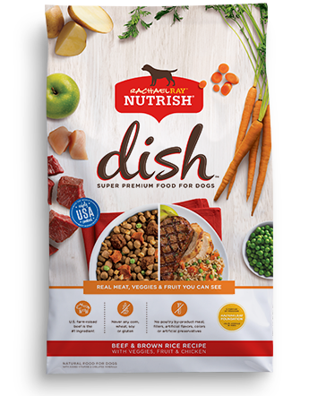Nutrish Dish® Beef & Brown Rice Recipe Dry Dog Food With Veggies, Fruit & Chicken 