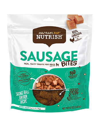 Sausage Bites Dog Treats bag