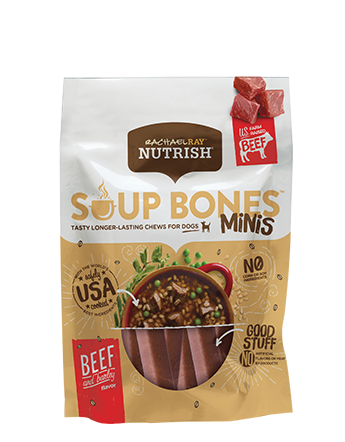 Soup Bones™ Minis Beef &amp; Barley Long Lasting Dog Chews