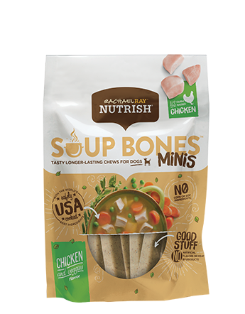 Soup Bones™ Minis Chicken &amp; Veggies Long Lasting Dog Chews
 bag