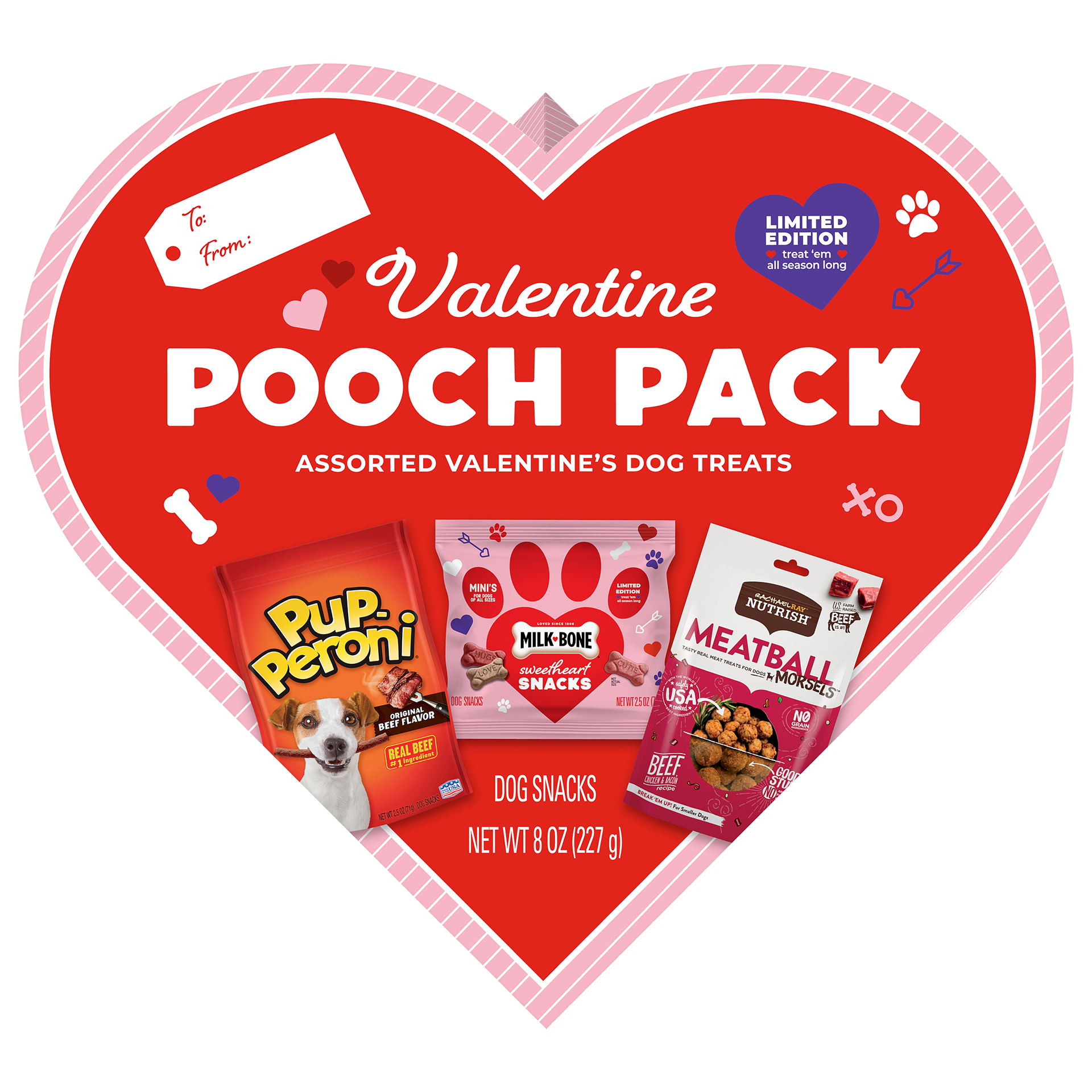 Rachael Ray® Nutrish® Valentine’s Day Pooch Pack bag