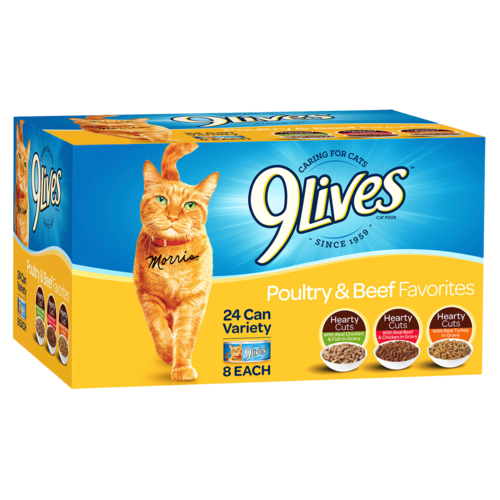 Poultry & Beef Favorites Variety Pack | 9Lives®