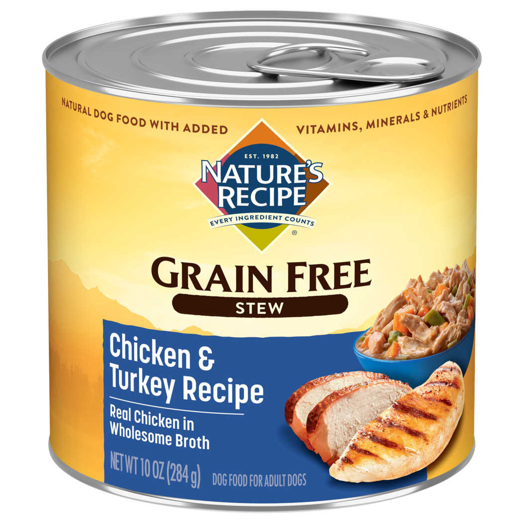 Grain Free Chicken & Turkey Stew Wet Dog Food | Nature's Recipe®