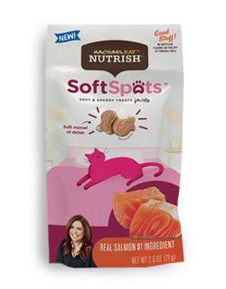 Soft Spots® Real Salmon Soft Cat Treats 